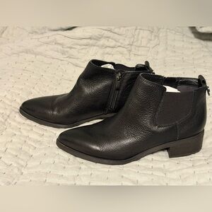 Franco Sarto Black Ankle Booties